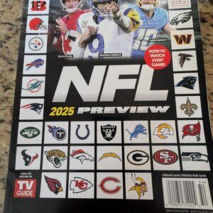 NFL 2025 Season Magazine Collectible TV Guide